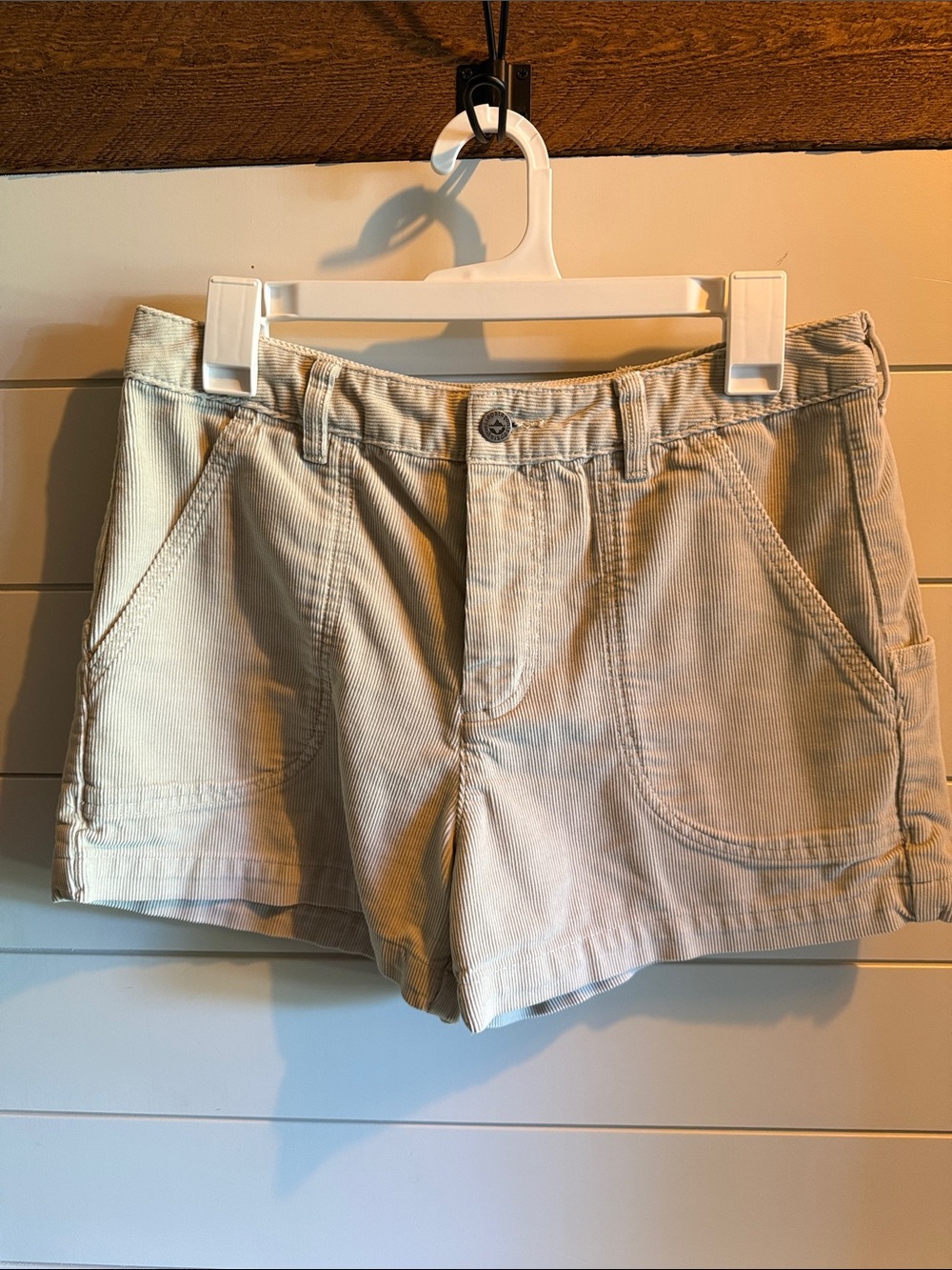 Patagonia Cream Corduroy Utility Shorts
